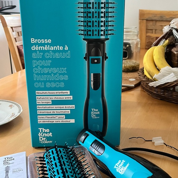 DETANGLING HOT AIR BRUSH (WET/DRY STYLER) - THE KNOT DR. CONAIR - Picture 5 of 7